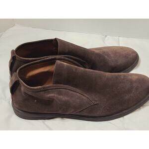 Peter Millar Crafted Slip-On Chukka Suede Leather Boots Espresso ME0XF07 SZ. 12m